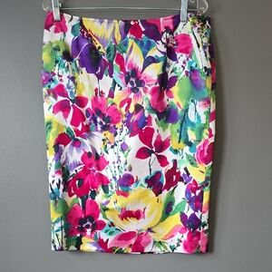 Jones New York Floral Pencil Skirt